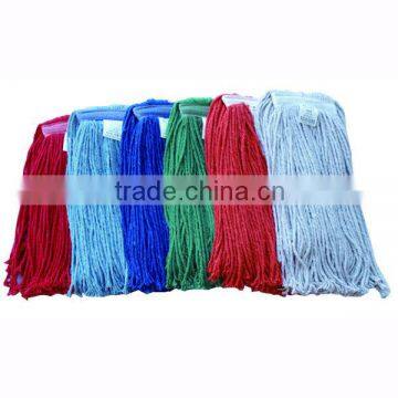 A004 cut end mop cotton rope,colorful mop cotton