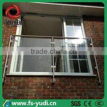 Modern Outdoor Balcony Stainless Steel Glass Balustrade photo-4