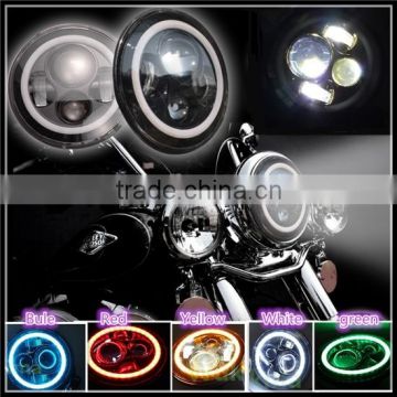 LED 7 INCH Harley Headlight 7" round led headlight for car and motorcycle