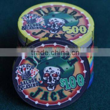 Professional Skull Flush Poker Chips photo-4