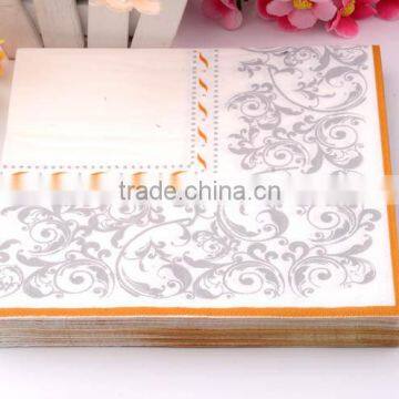 High Quality Paper Dinner Napkin Printed Napkin 2ply Virgin Wood Pulp photo-2