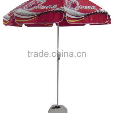 200cm*8ribs sunshade stainless steel pole advertising beach umbrella