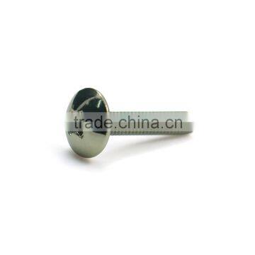 Wholsale manufacturer slot round head thread screw with nut for luggage