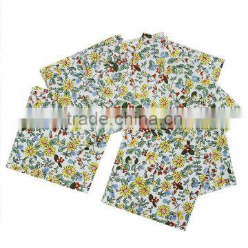 Small Flower Printing of Cross Grain Cotton Fabric photo-5