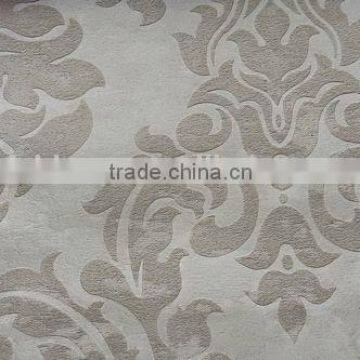100% Polyester Embossed Suede Black Out Curtain Fabric photo-3