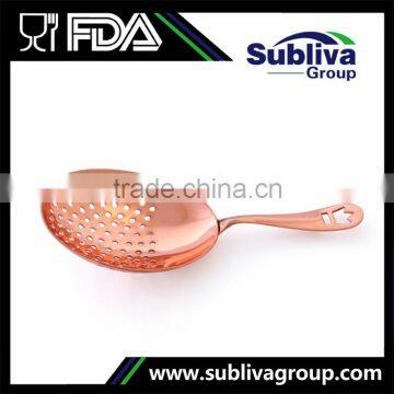 Wholesale Deluxe Stainless Steel Nesh Strainer With Copper Plated