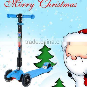 New model child foldable scooter for Merry Christams day with 4 wheels