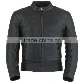 Mens Leather Motorcycle Jacket