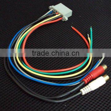 cable harness cable assembly DC plug and jack cable assembly audio cable