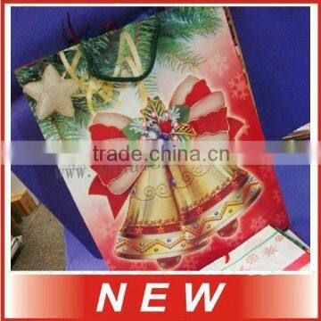 Christmas bells promotion Christmas paper bag