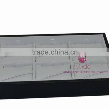Classic Black Wooden Jewelry Tray for pendants