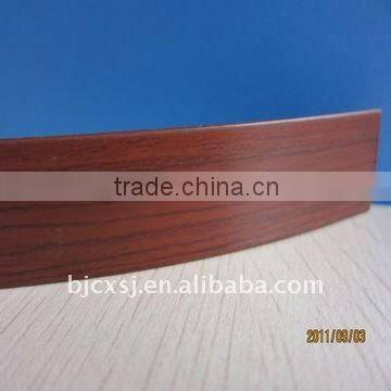 popular selling 0.5*20mm wood grain extrusion pvc edge banding for furniture