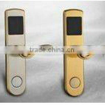 Zinc Alloy RF(T5557 125KHZ) Hotel Card Lock , IC card lock, Hotel Lock with Anti-false Function