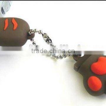 2014 new product wholesale cat paw usb flash drive free samples made in china