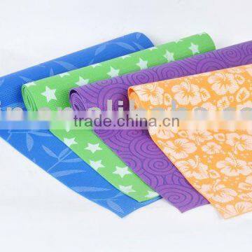 Top selling pvc foamed jute yoga mat non-slip washable Yoga mat