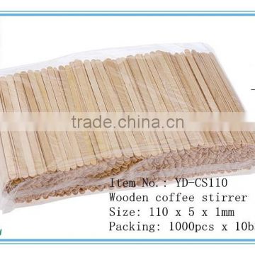 Wooden tea stirrer