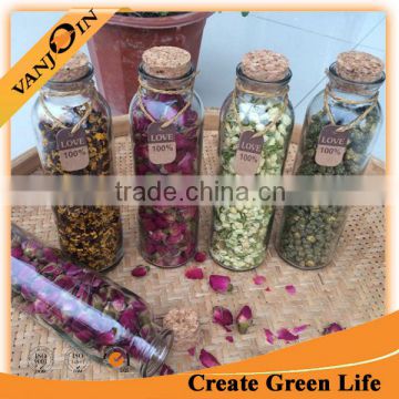 Storage Use 300ml Glass Bottle With Cork For Sale