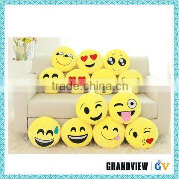 Factory Price Cheap Custom Plush Emoji Pillows With Round Shape /Poop Shape ,ect .