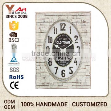 Hot Sell Promotional Elegant Top Quality Handmade Large Decorative Wall Clocks