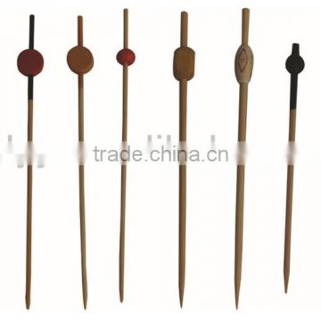 Flower bead bamboo picks acrylic bead picks cake flower picks beads cocktail picks