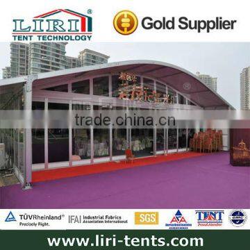 outdoor musical concert tent with showing stage big arcum banquet marquee in China