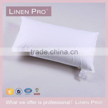 LinenPro 100% Cotton Fabric 250gsm Microfiber Filling White Hotel Pillow