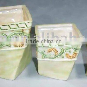 ceramic flowerpot and planter