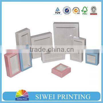 printed clear plastic folding box with hang hole including inner tray in packaging boxes/storage boxes