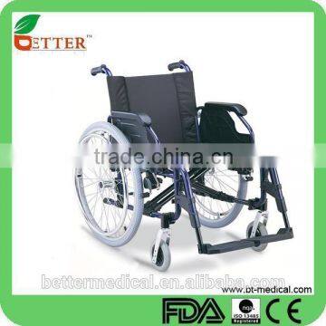 manual wheelchair with double bar