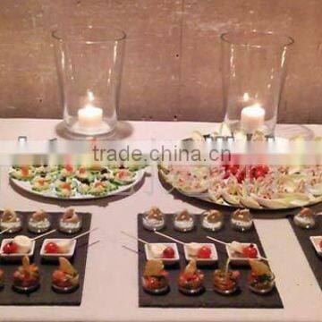 Wholesale black slate easter dinnerware slate tableware