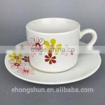 6pcs Porcelain Arabic Coffee Cup Set, Coffee Cup and Saucer