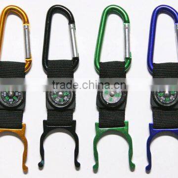 popular carabiner with bottle hanger