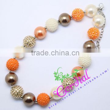 Best High Quality Handmade Jewelry Yiwu Cordial Design Plastic Beaded Handmade Kids Necklace