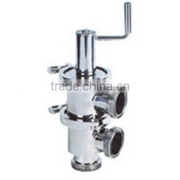 sanitary stainless steel stop reversing valve