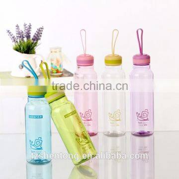 Narrow Mouth Portable Bpa Free Plastic Drinking Water Bottle YB-0139,YB-0140
