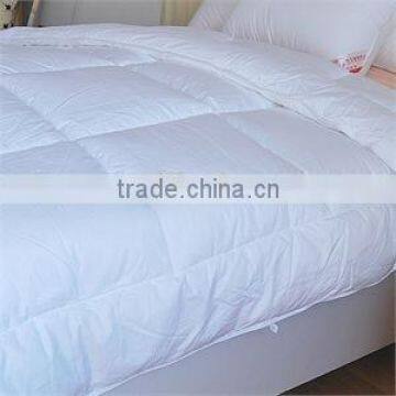 white bed sheet