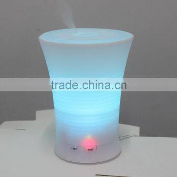 USB powered aroma mist humidifier with mood light