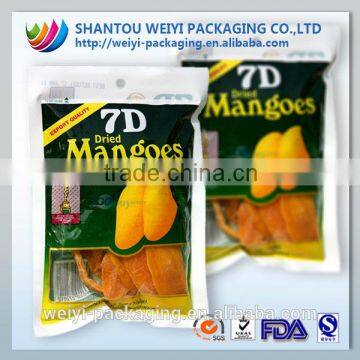 china wholesale heat seal plastic food grade packing for dried fruit