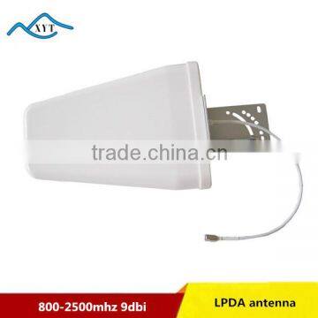 9dbi 806 - 2700 MHz Logarithmic Periodic DAS Antenna wlan signal repeater antenna