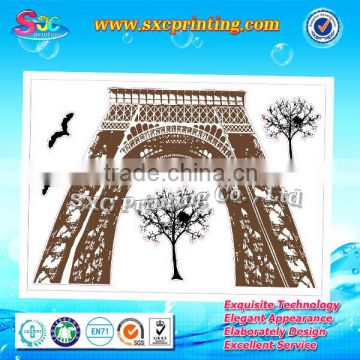 Easy peel off custom wall sticker for home decoration , PVC wall sticker