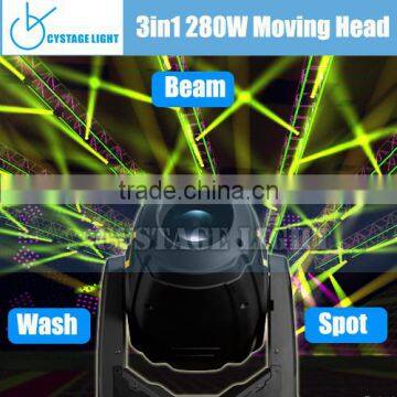 Stage Lighting Manufacturer Wholesale Beam Spot Wash 280W 3 in 1 Moving Head Light photo-3