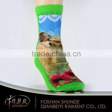 Custom sublimation socks full printed cartoon socks