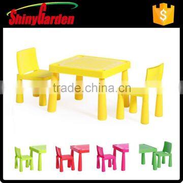 hotsale coloring children child kids KD plastic table and chair set