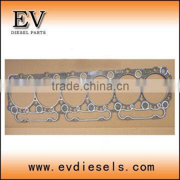 excavator parts W06D cylinder head gasket W06DT overhauling full gasket kit