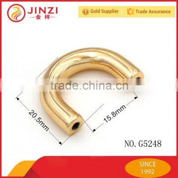 2016 Fashion Metal Plating Gold Curved Metal Bag Fitting photo-3