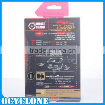 17W 3.4A UK Plug Universal Chargers for Iphone 6 Apple Mobile Phone