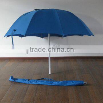 10 rib bent windproof patio umbrella