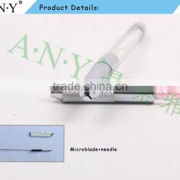 ANY Pearl Handle Manual Microrblading Eyebrow Embroidery Permanent Makeup Tattoo Pen