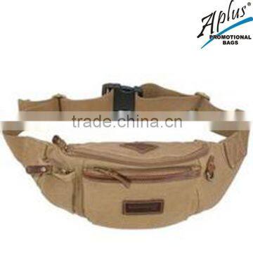 hot sale nylon waist bag with moblie phone pocket