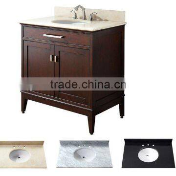 36" traditional solid wood bathroom vanity